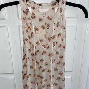 Lauren Conrad tank top with tassels